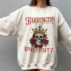 Barrington University Sweatshirt, The Ritual, Smut Shirt, Dark Romance Reader Shirt, Fantasy Reader Shirt, Ryat Archer Shirt
