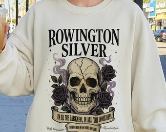 Rowington Silver Phantasma Merch Dark Romance Shirt Kaylie Smith Blackwell Bookish Sweatshirt OFFICIALLY LICENSED