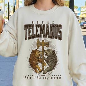 House Telemanus Howler Hail Reaper Book lover Gift Sweatshirt