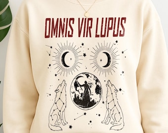 Sevro Omnis Vir Lupus, Red Rising merch, Vintage Sweatshirt, Bookish Gift T-shirt