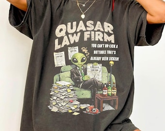 Quasar Law Firm, Dungeon Crawler Carl, Comfort Colors shirt