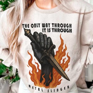Metal Slinger Vintage Bookish Sweatshirt, Book lover Rachel Schneider, Comfort Colors shirt Officially Licensed