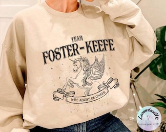 Team foster-keefe Sweatshirt, Foxfire Academy Shirt, Lost Cities Keeper Shirt, Keeper Of The Lost Cities Symbols, Kotlc Sweatshirt