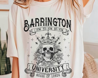 Barrington University shirt, Smut Shirt, Dark Romance Reader Shirt, Fantasy Reader t-Shirt, Ryat Archer Shirt, Book Lover Gift