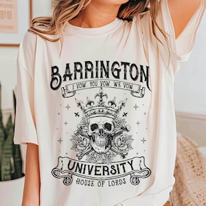 Barrington University shirt, Smut Shirt, Dark Romance Reader Shirt, Fantasy Reader t-Shirt, Ryat Archer Shirt, Book Lover Gift