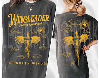 Fourth Wing comfort Color shirt, Riders Quadrant Basgiath War College Sweater, Dragon Rider, Violet Sorrengail Bookish Shirt, Rebecca Yoros