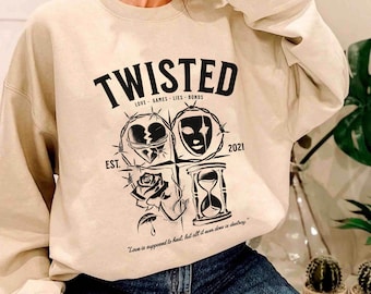 Twisted Series Sweatshirt, Booktok shirt, Romance Book Shirt, Book Lover Gift