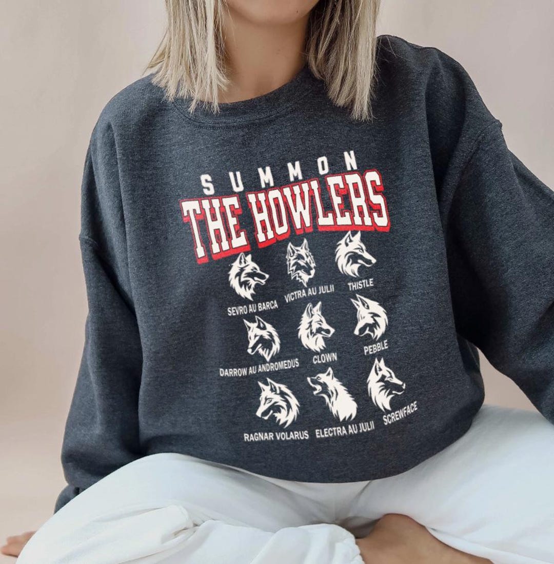 Red Rising Howlers Merch Red Rising Sweatshirt, Summon the Howlers Shirt, Darrow & Sevro - Etsy