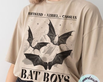 The Bat Boys Shirt, Acotar Merch Shirt,The Night Court Illyrians, A Court of Thorns and Roses Rhysand Cassian Azriel, Sarah J Maas Merch