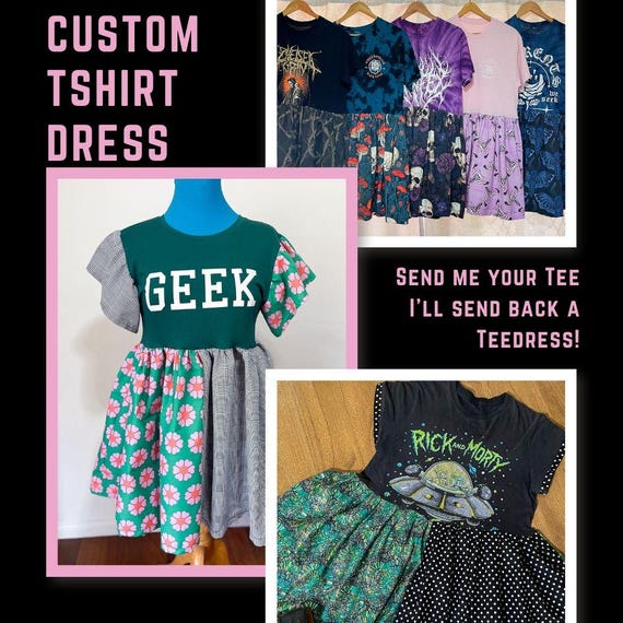 custom print t shirt dress The Ladies