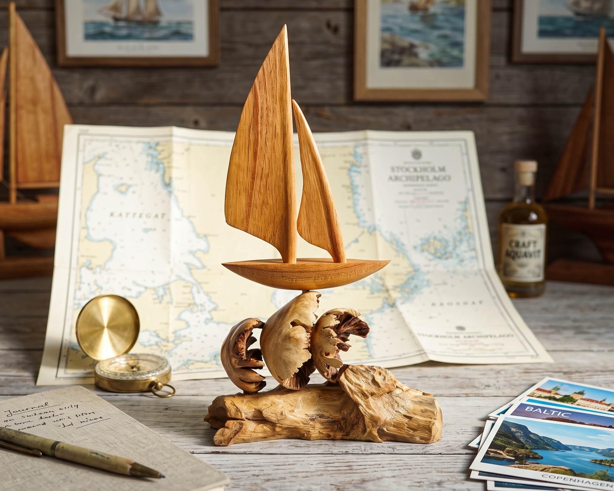 Modèle De Voile Rétro Bureau Décoration Extérieure Nautique Bateau