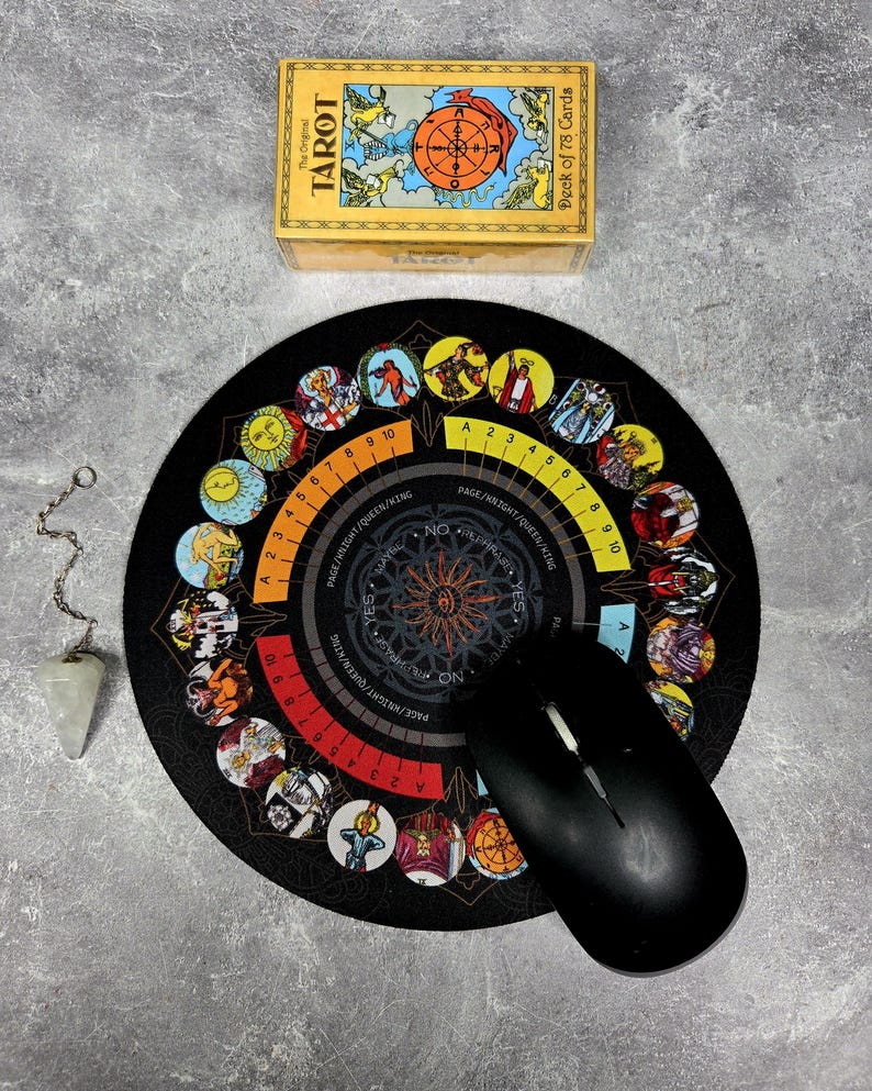 Esoteric Mouse Computer Esoteric Major Arcana Mouse Pad – Tarot-inspired Desk Accessory - Etsy