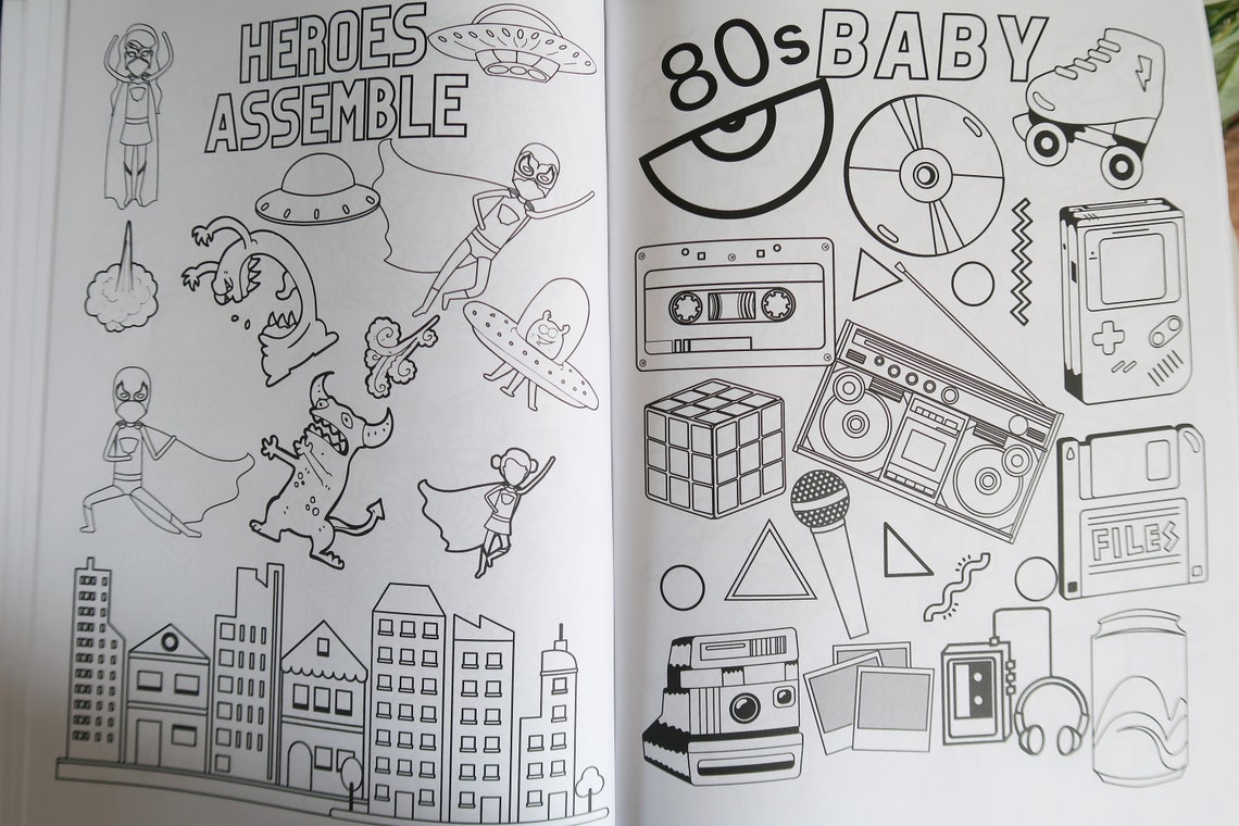 Crazy Shenanigans Coloring Book - Etsy
