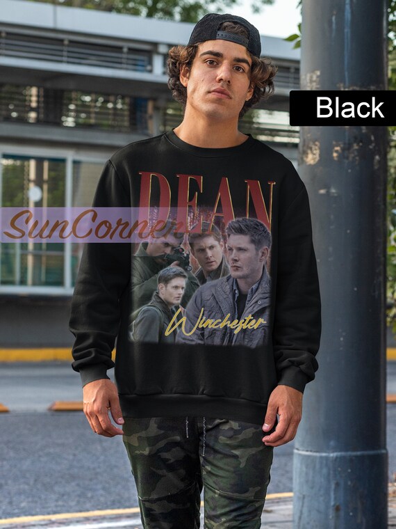 JENSEN ACKLES Sweatshirt Dean Winchester Supernatural Merch Dean  Supernatural Sweater Funny Jensen Ackles Supernatural Homage