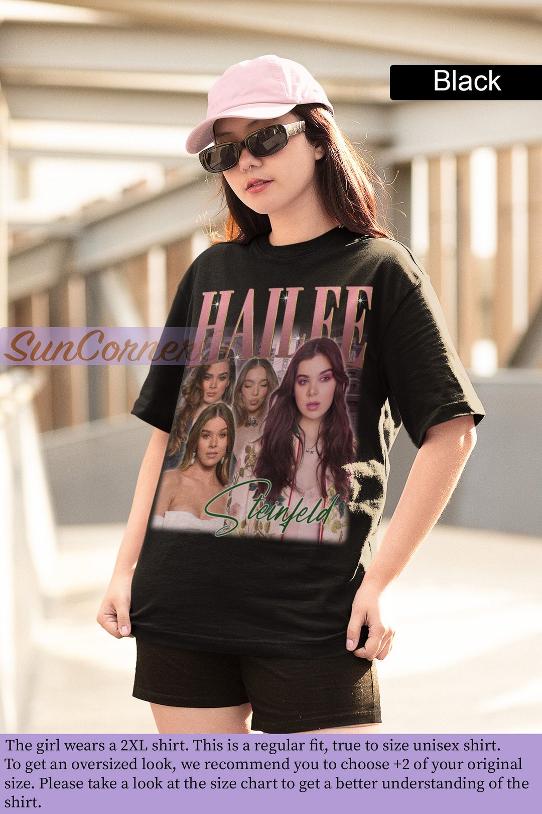 HAILEE STEINFELD Shirt Hailee Steinfeld Vintage T-shirt - Etsy