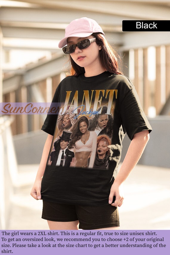 JANET JACKSON Shirt Janet Jackson Homage T-shirt Janet - Etsy
