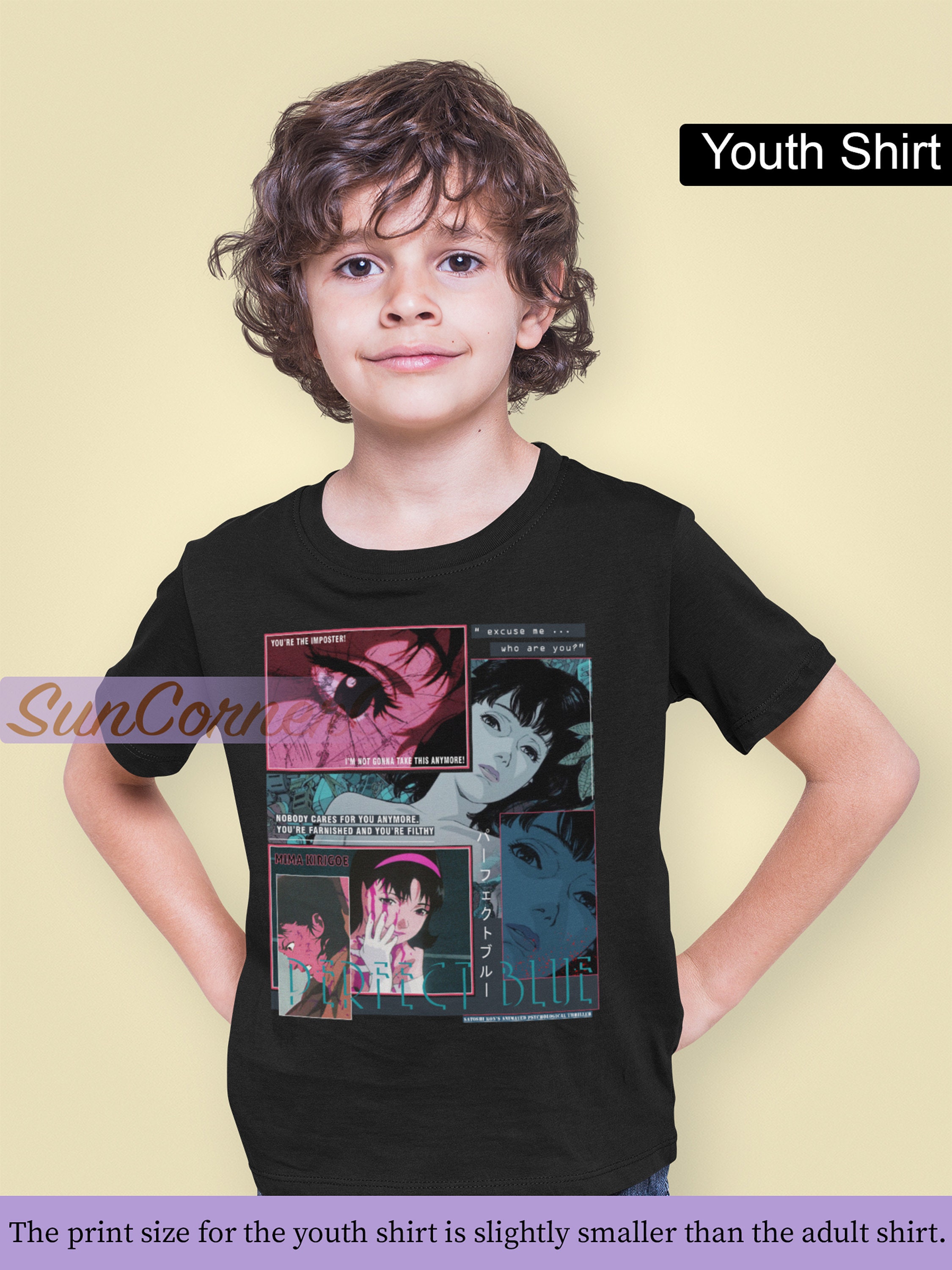 PERFECT BLUE Mima Kirigoe Shirt Perfect Blue Homage Tshirt 