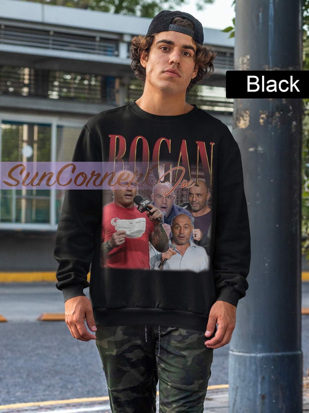 JOE ROGAN Sweatshirt Joe Rogan Homage Sweater Joseph James Rogan American Presenter Vintage