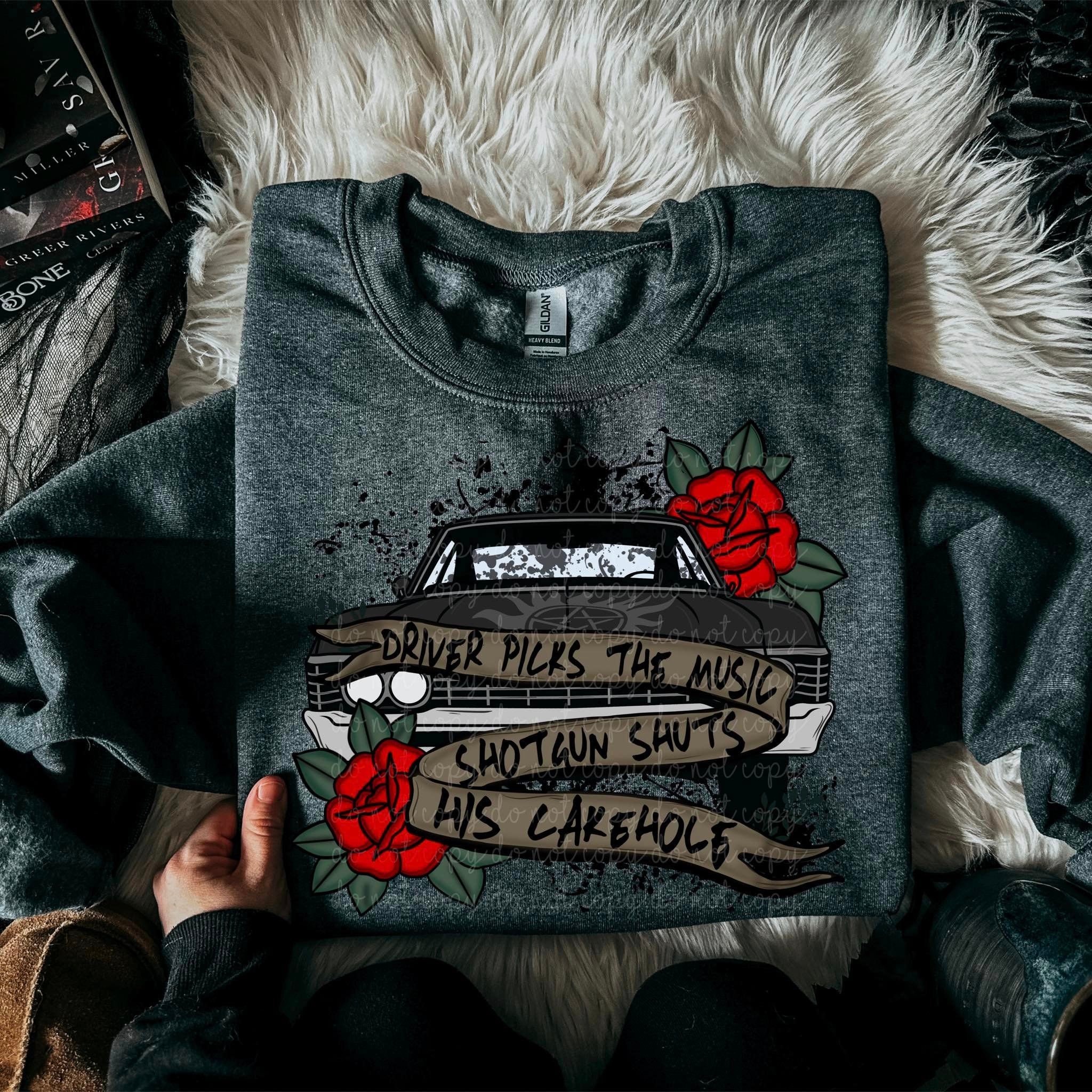Porte-Clés Supernatural « Driver Picks The Music » - Cadeau Fan Série TV - Acier Inoxydable