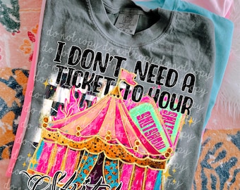 I don't need a ticket to your shitshow PNG digital download