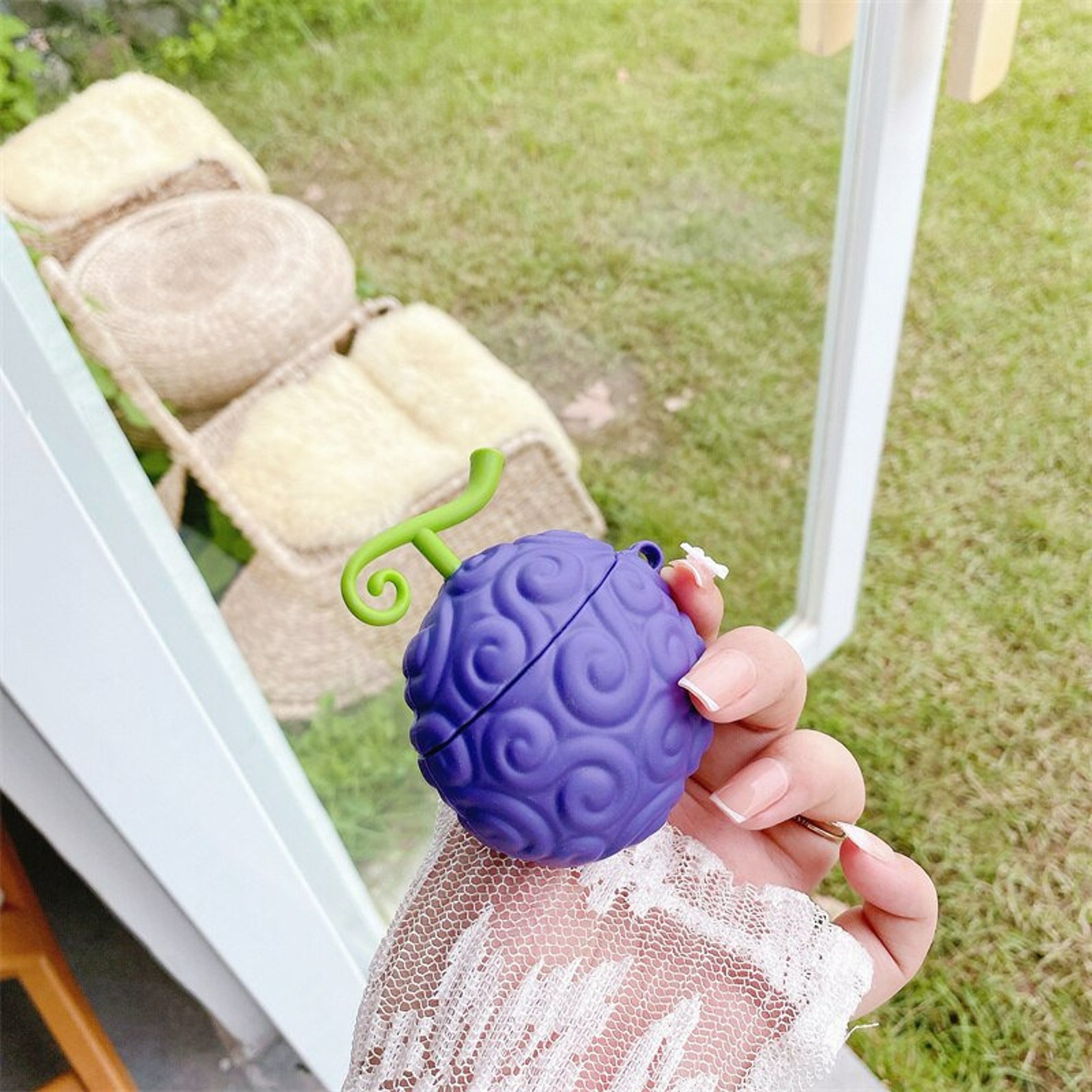 Airpods Devil Fruit Case Anime One Piece Gomu Gomu No Mi Etsy