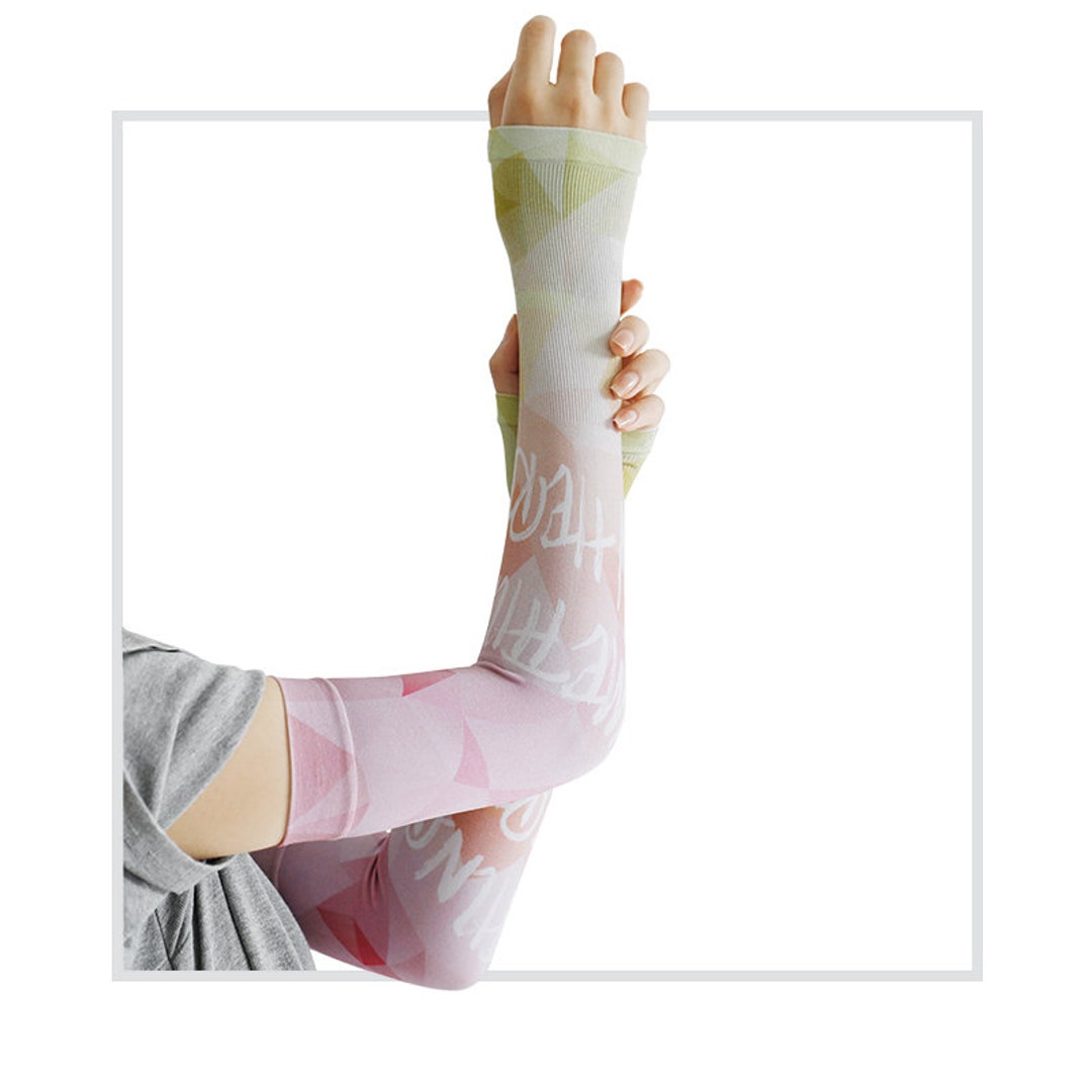 UV Protection Sun Block Gloves Arm Sleeves Cooling Sleeves for Etsy