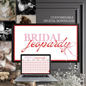 The Bridal Jeopardy (Bow Edition) | Bridal Shower Game | Customizable Bridal Jeopardy | Wedding Shower Game | Bachelorette Party Game