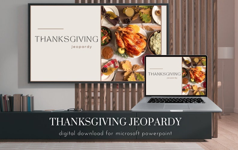 Thanksgiving Jeopardy Jeopardy Digital Download Thanksgiving Party