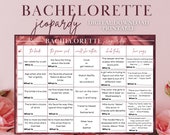Bachelorette Jeopardy Game | Wedding Shower Party Activity (Printable)