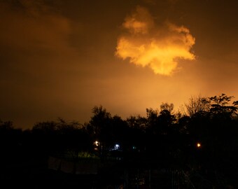 Oil's Inferno, Digital photo Inkjet print, Modern Art