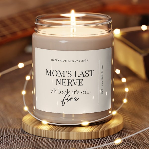 Moms Last Nerve Candle Etsy