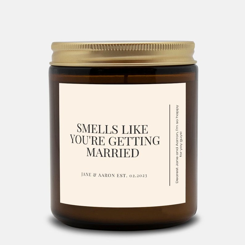 Smells Like You're Getting Married Engagement Gift for Etsy