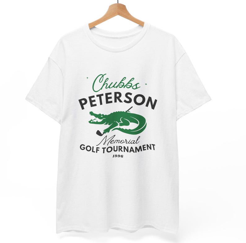 Golf Tshirt, Chubbs Quote Happy Gilmore Unisex Heavy Cotton Tee, Gift for Golfers, Movie Quote Shirt, Funny Sports Tee, Golf Lover Gift image 3