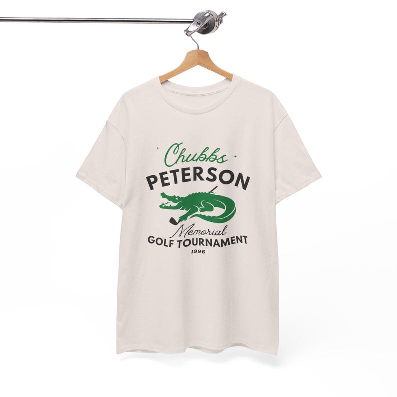 Golf Tshirt, Chubbs Quote Happy Gilmore Unisex Heavy Cotton Tee, Gift for Golfers, Movie Quote Shirt, Funny Sports Tee, Golf Lover Gift image 4