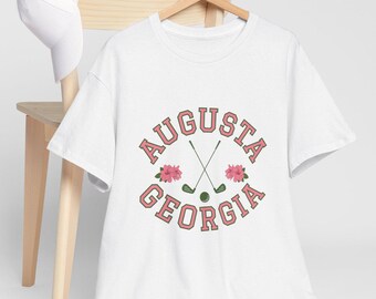 Augusta Georgia Golf Tee, Golf Tshirt, Augusta The Masters, Masters Championship, Golf Gift