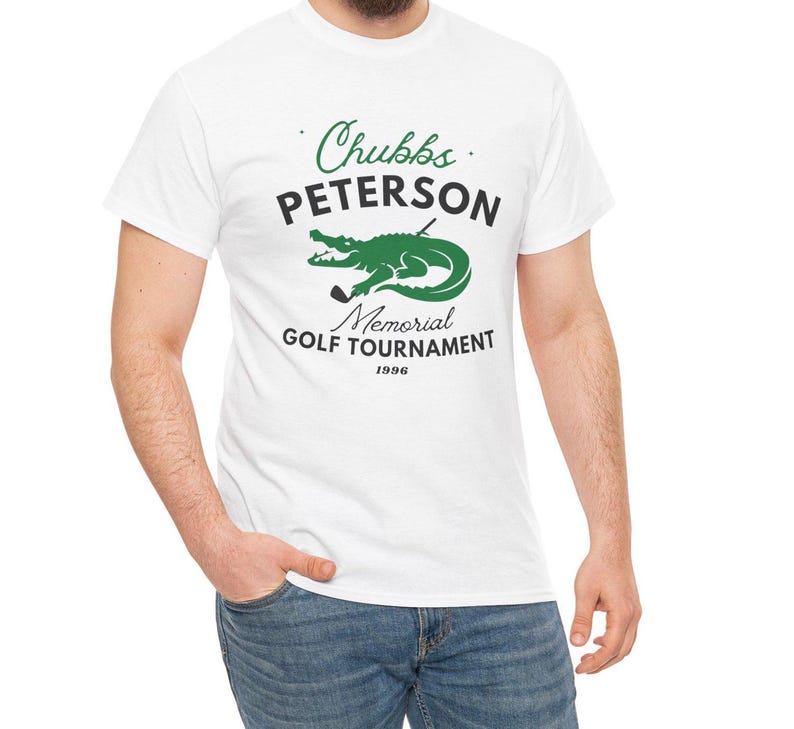 Golf Tshirt, Chubbs Quote Happy Gilmore Unisex Heavy Cotton Tee, Gift for Golfers, Movie Quote Shirt, Funny Sports Tee, Golf Lover Gift image 5