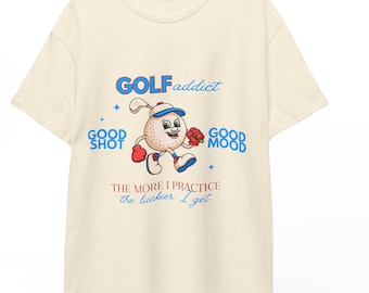 Golfliebhaber Unisex T-Shirt, Golf-T-Shirt, Golf Geschenk für Golfwear-Enthusiasten, Golf-T-Shirt, Golf-Liebhaber-Geschenk, glücklicher Gilmore, PGA Tour
