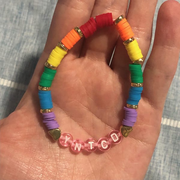 Taylor swift album titles glass jelly beaded bracelet etsy