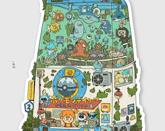 Kasumi's PokeDay Care | Vinyl Sticker