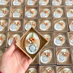 Handmade Baby Shower Soap Favors, Personalized Mini Scented Soap, Rustic Favors for Guests in Bulk, Birthday Party Gifts for Guests