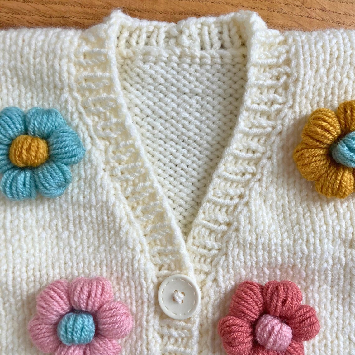 Floral Knit Cardigan main image 1
