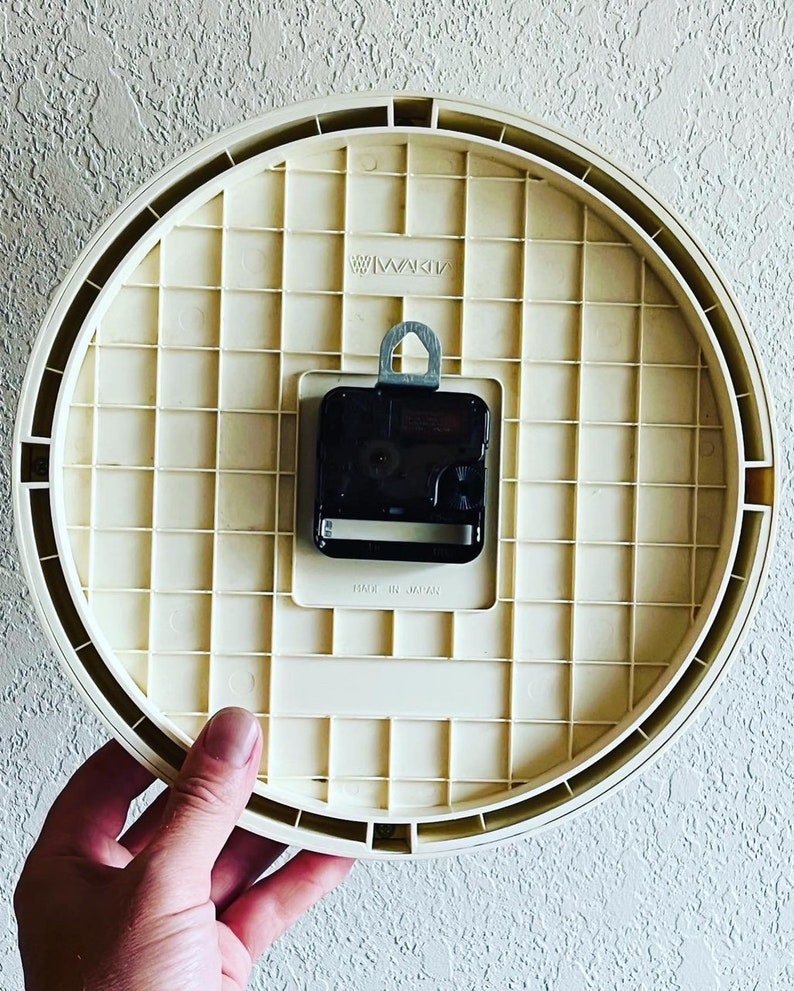 Shohei Mihara Mid 80s Post Modern Memphis Wall Clock for Wakita of Japan image 7