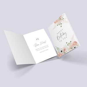 Printable Birthday Card Message, Birthday Card Message, Birthday ...