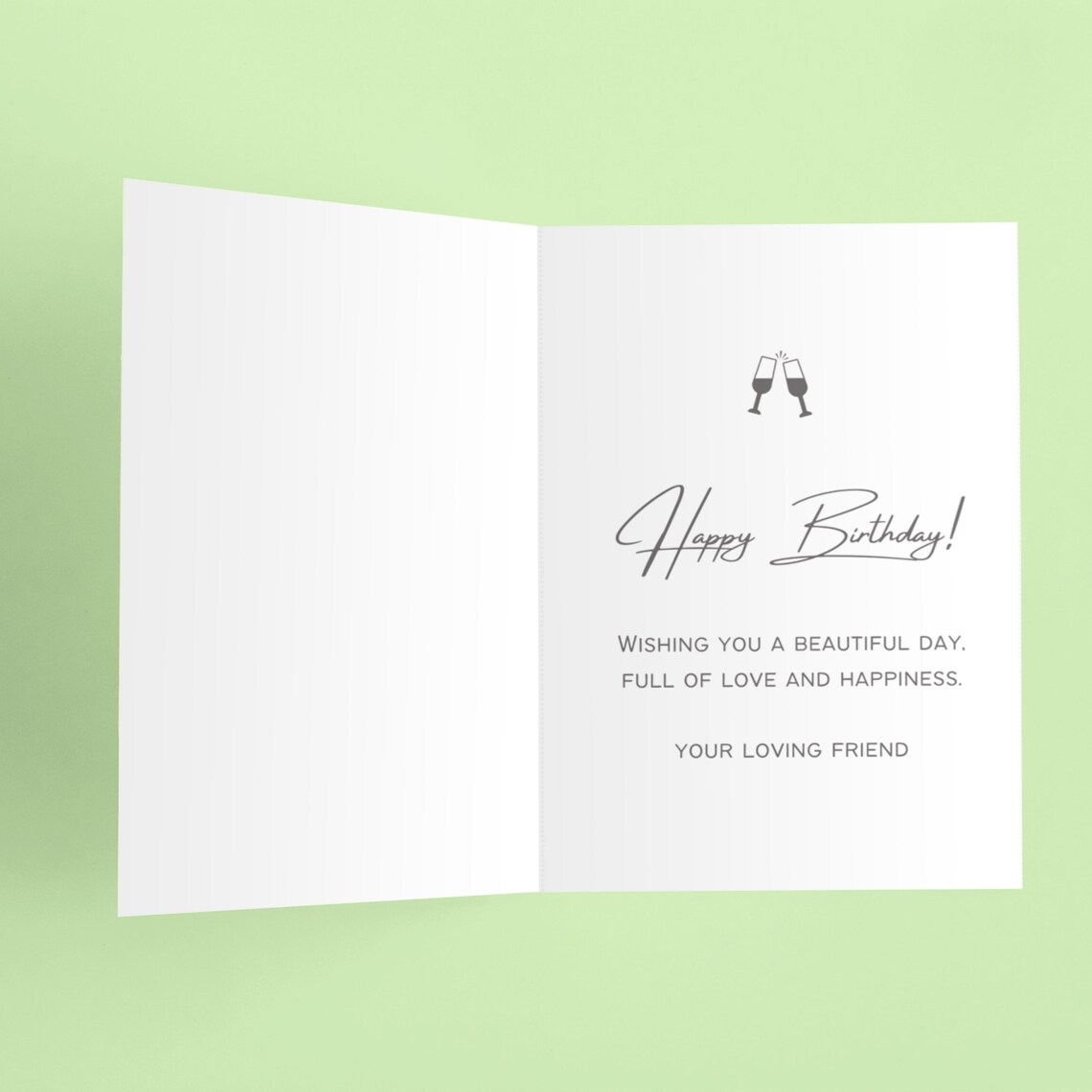Printable Birthday Card Message Birthday Card Message - Etsy