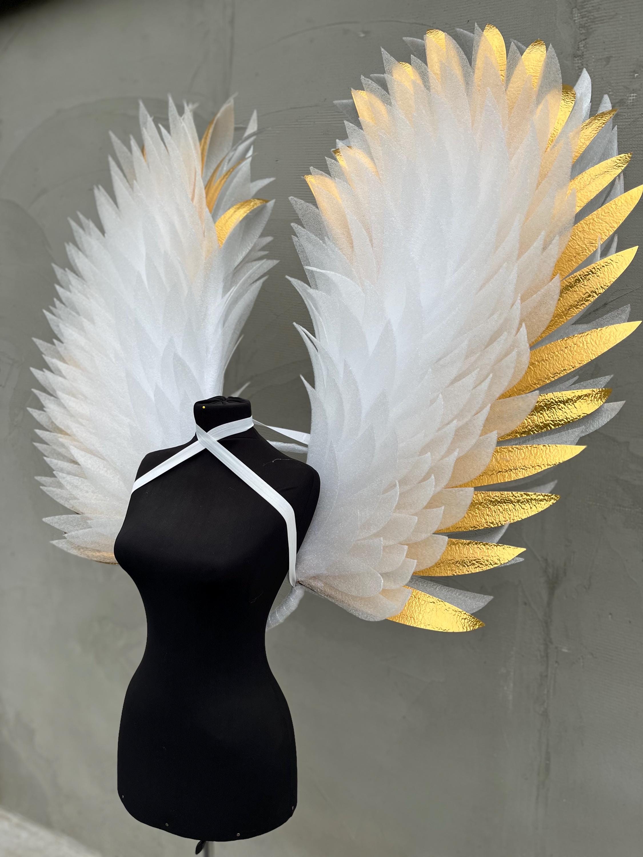White Angel Wings, Gold Angel Wings,angel Wings for Show - Etsy White Angel Wings, Gold Angel Wings,angel Wings for Show - Etsy
