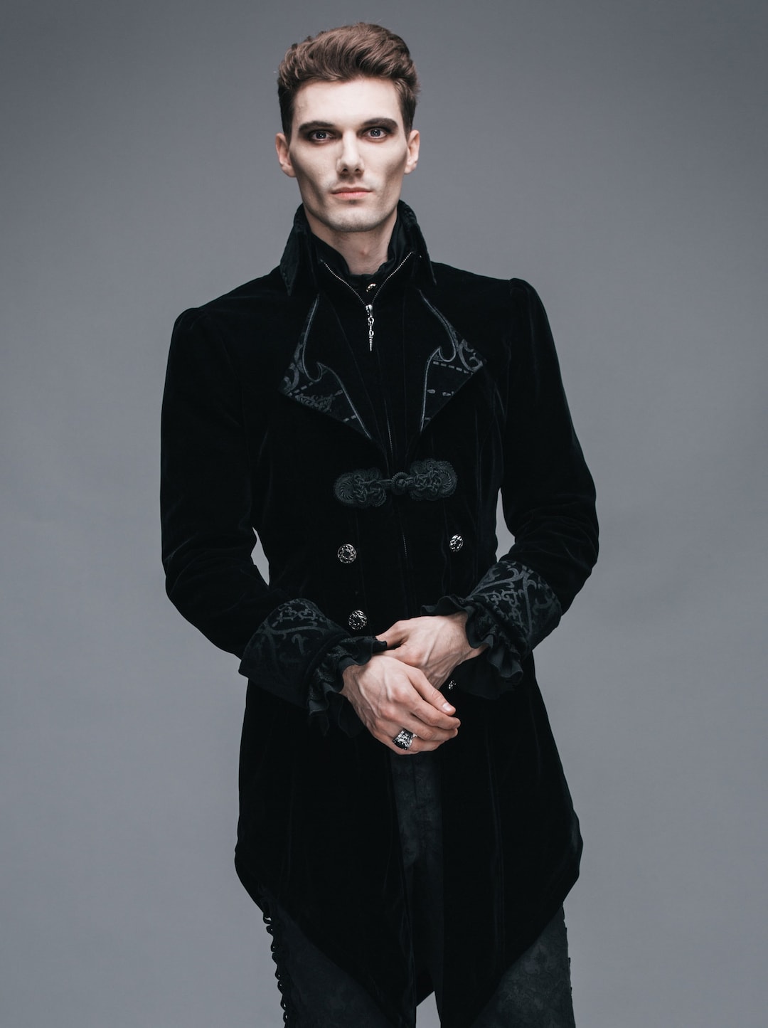 Victorian Tail Coat Black Tuxedo for Men Men Long Jacket - Etsy