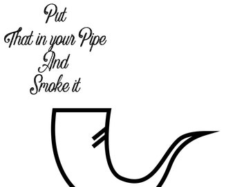 Pipe Wall Art Instant Printable Digital Download