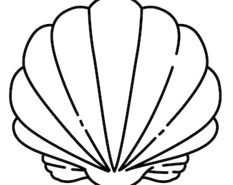 Shell colouring sheet,summer, kids activity, seaside,beach, instant, printable, Digital download