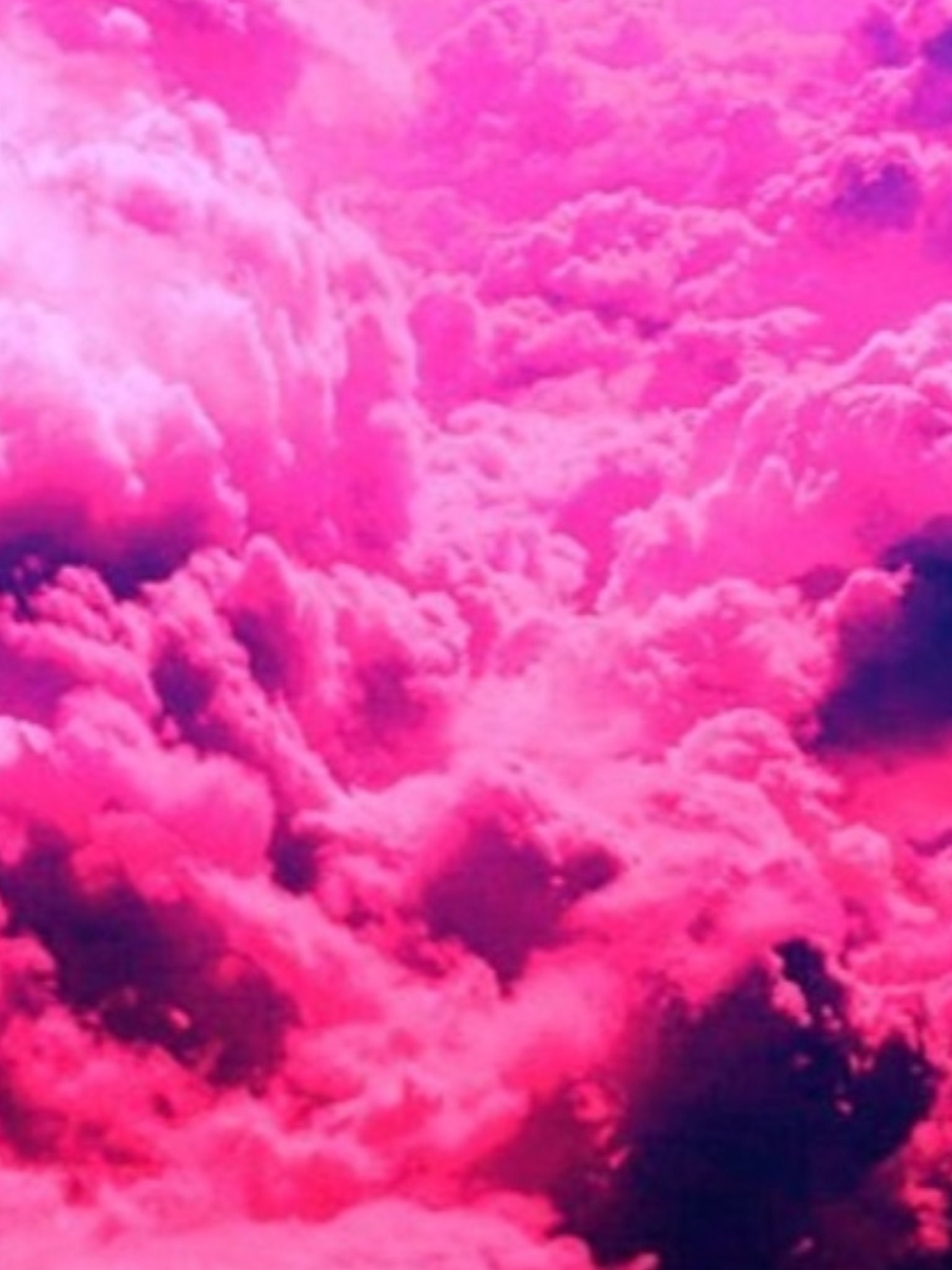 Pink Clouds Wall Art, Interior Design, Wall Decor, Printable Digital