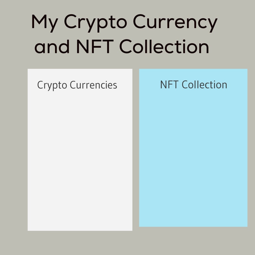 My Crypto Currency and NFT Collection Printable Digital Download - Etsy
